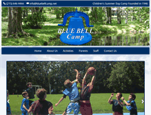 Tablet Screenshot of bluebellcamp.net